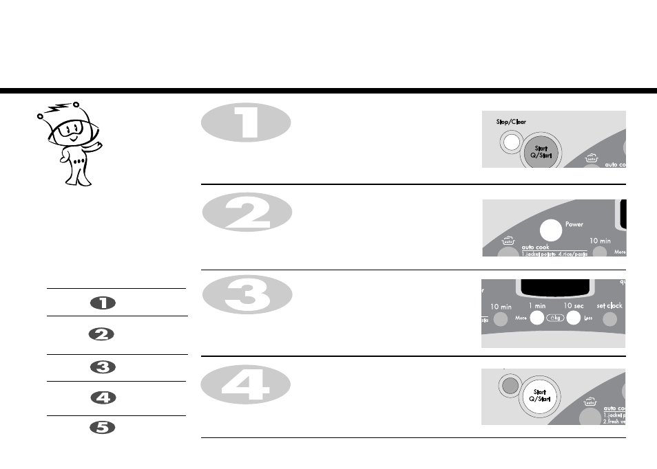 Micro power cooking | LG MD-2653GTS User Manual | Page 8 / 32