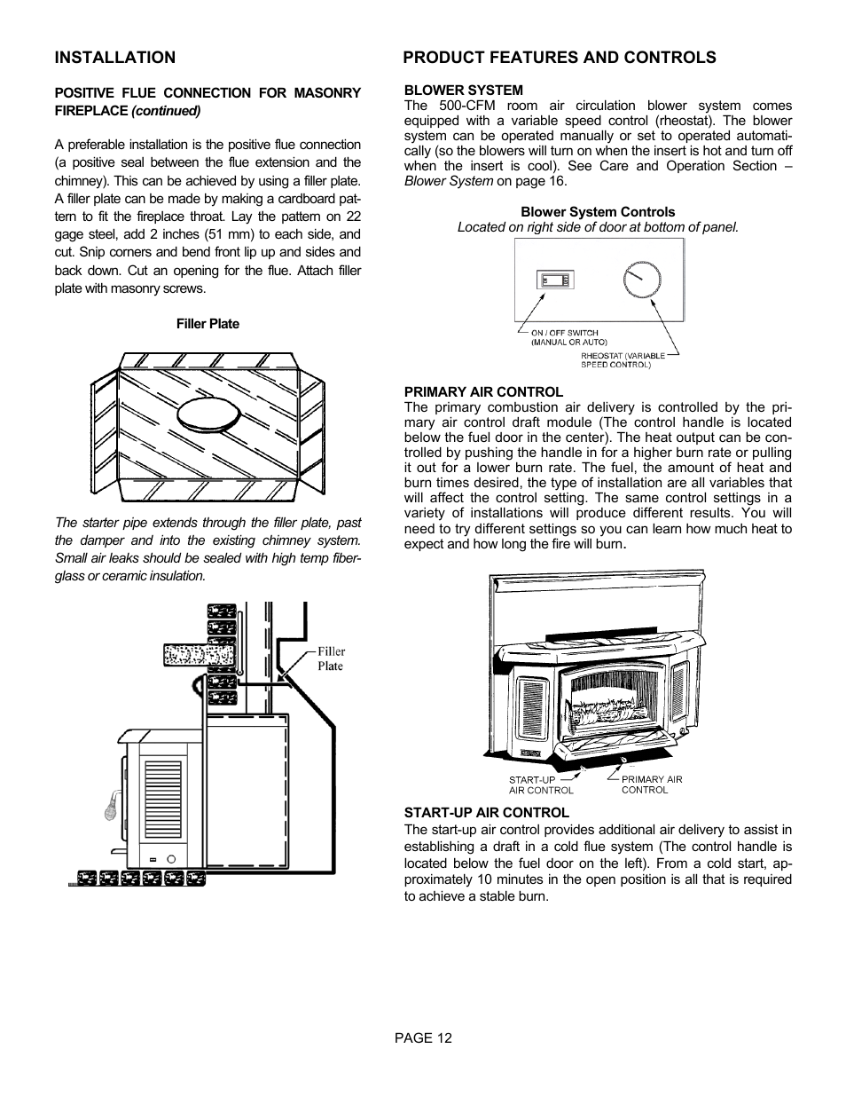 LG EARTH STOVE 2800HT User Manual | Page 12 / 29