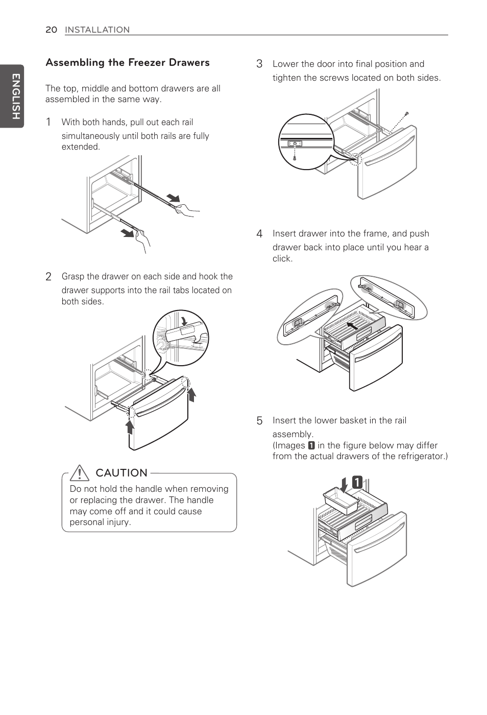 LG French Door Refrigerator MFL62184416 User Manual | Page 20 / 61
