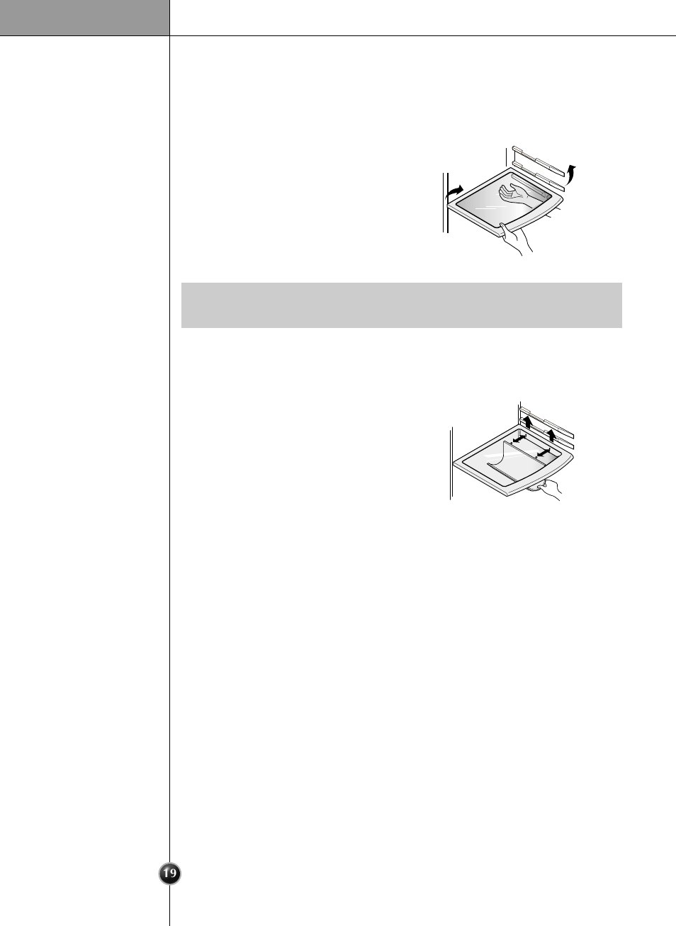Shelf wine holder (applicable to some models only), Operation | LG LSRC 26915SW User Manual | Page 19 / 33