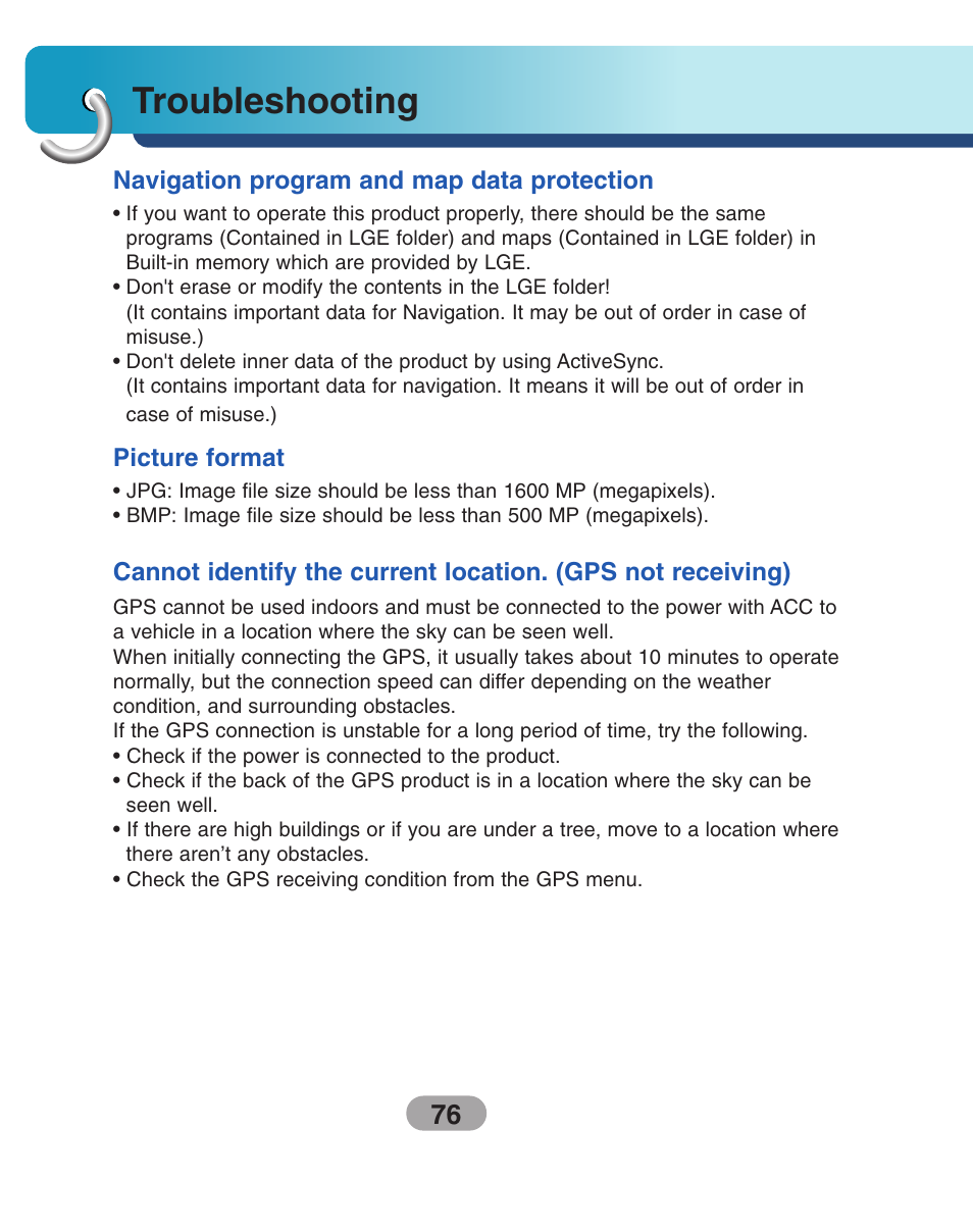 Troubleshooting | LG LN740 User Manual | Page 76 / 82