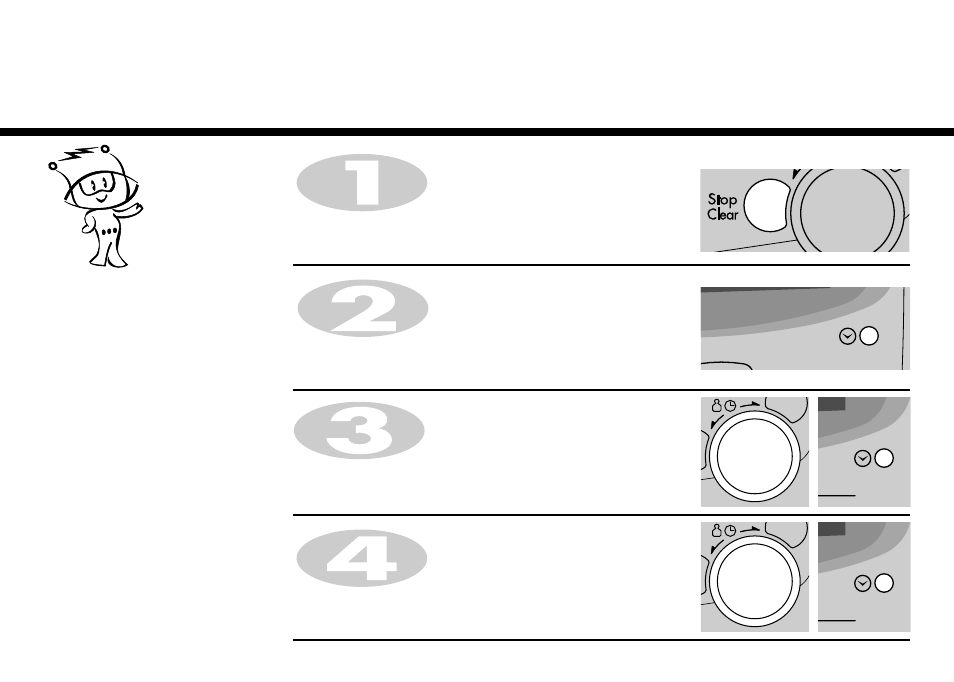 Setting the clock | LG MB-387W User Manual | Page 6 / 28