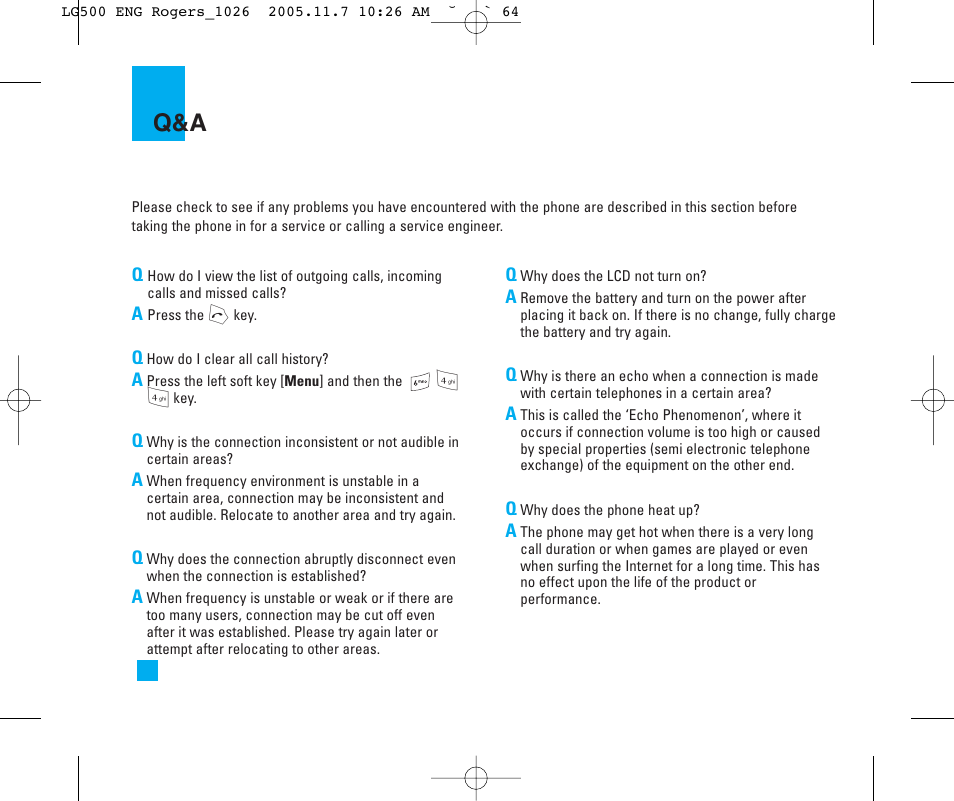 LG 500 User Manual | Page 64 / 85