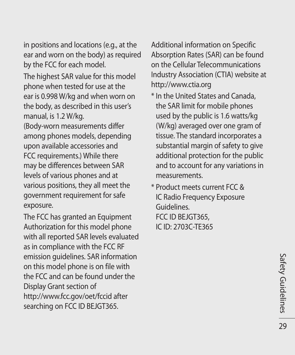 LG TE365 User Manual | Page 33 / 107