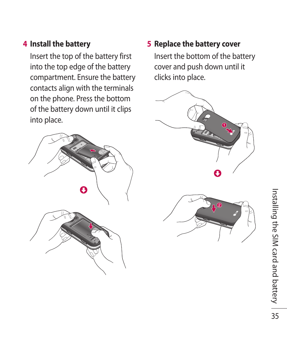 LG TE365 User Manual | Page 39 / 107