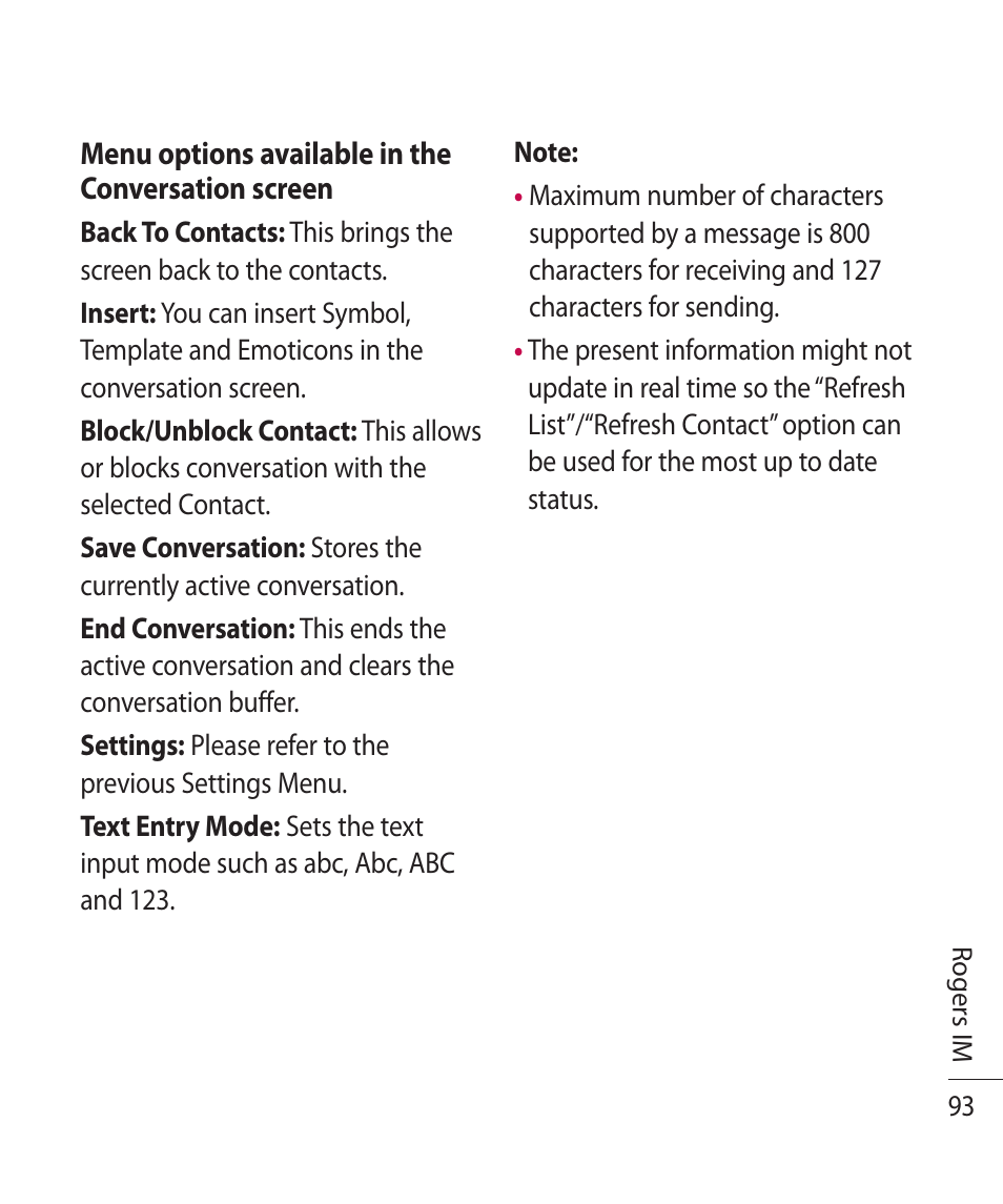 LG TE365 User Manual | Page 97 / 107