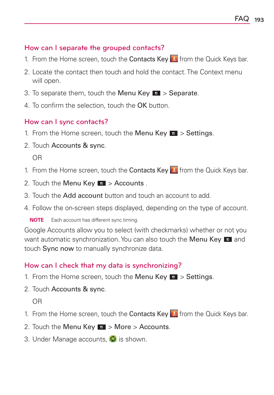 LG CONNECT 4G MFL67218101 User Manual | Page 195 / 415