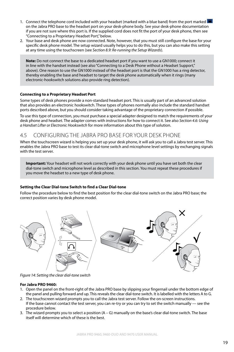 English | Lennox Hearth JABRA PRO 9470 User Manual | Page 19 / 67