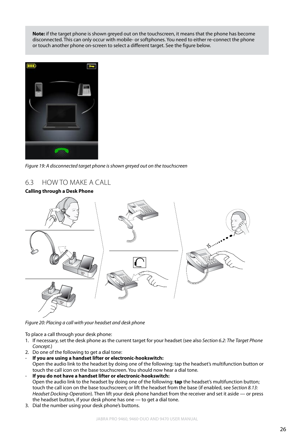 3 how to make a call, English, How to make a call 6.3 | Lennox Hearth JABRA PRO 9470 User Manual | Page 26 / 67