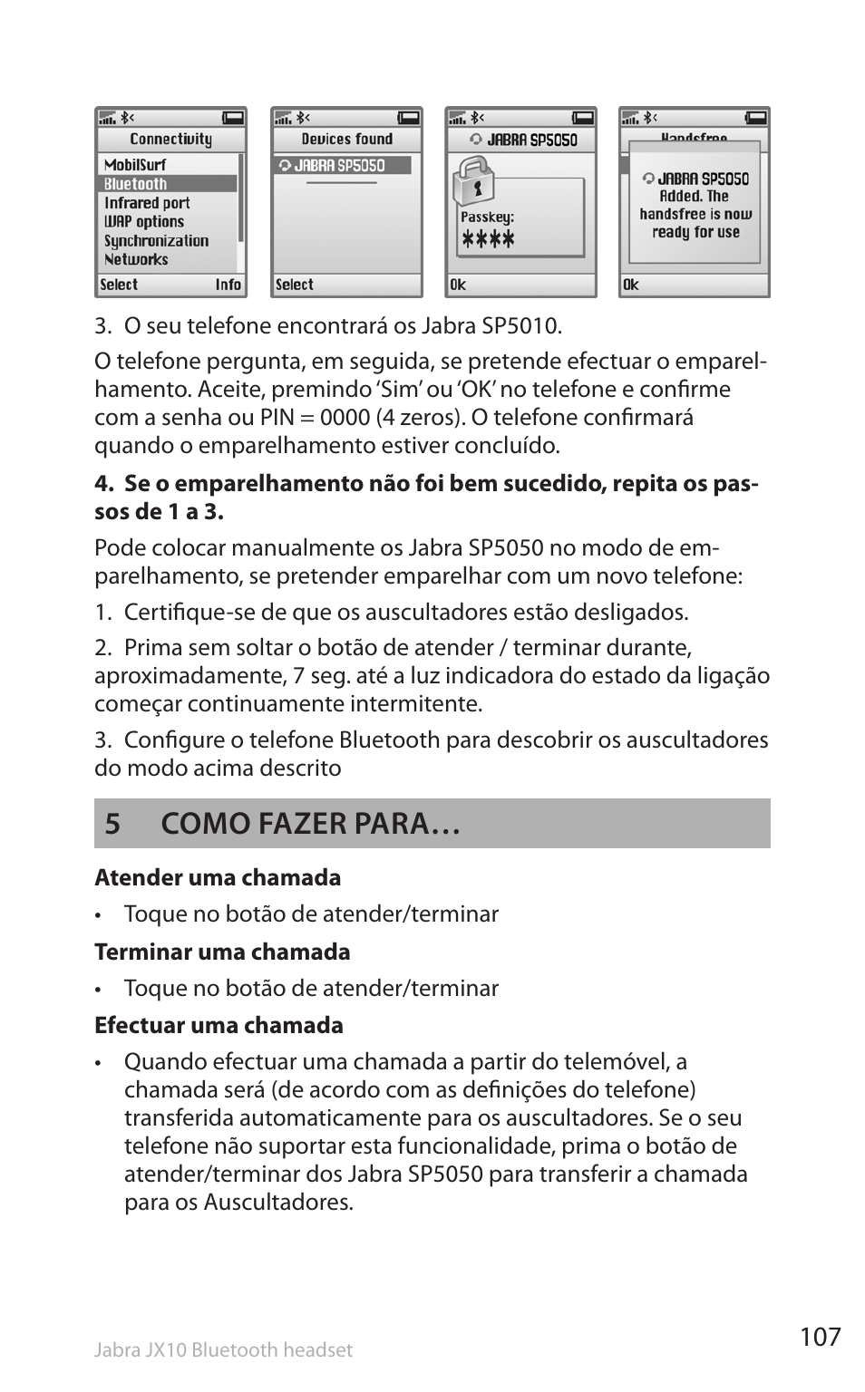 5 como fazer para | Lennox Hearth SP5050 User Manual | Page 109 / 221