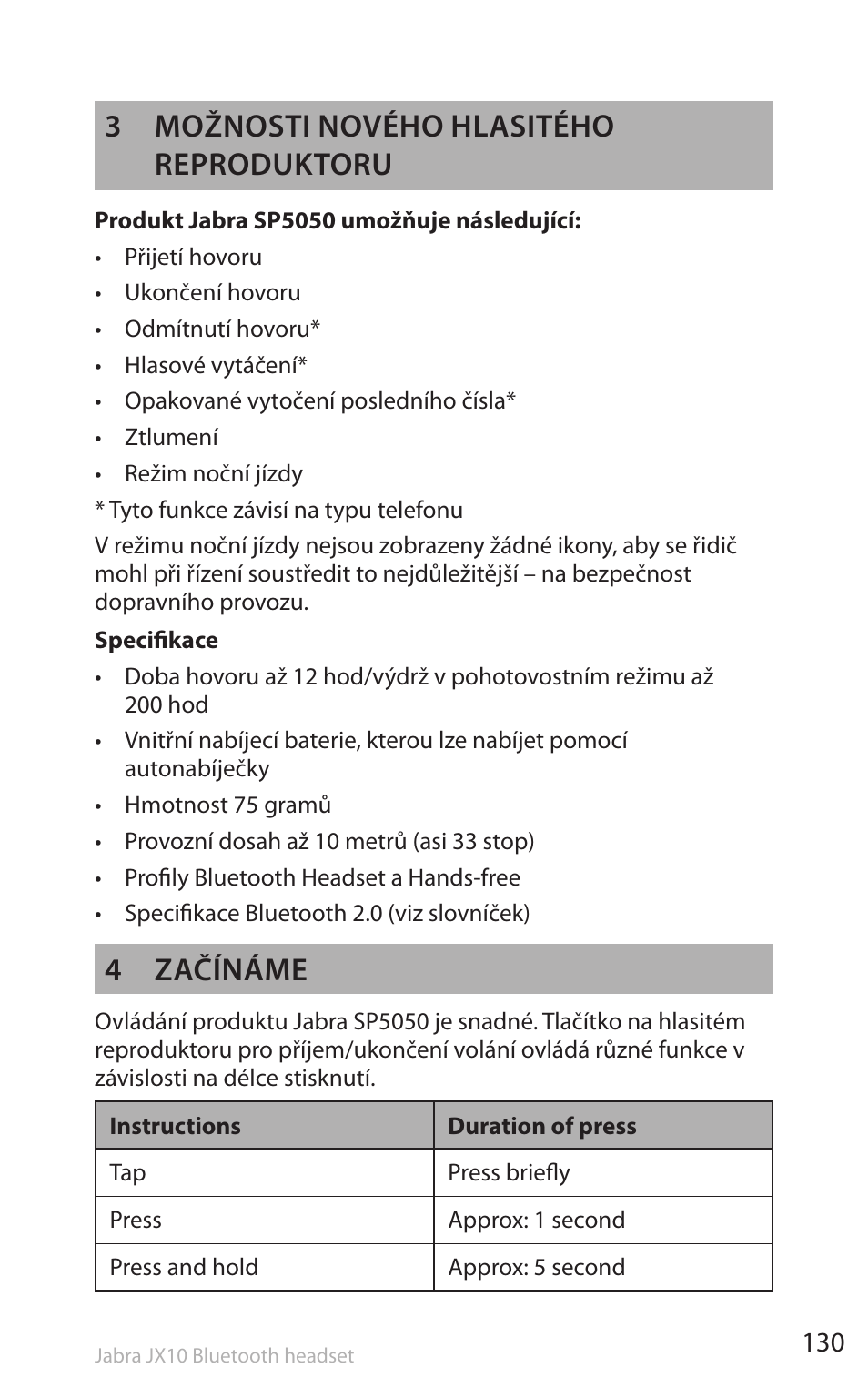 3 možnosti nového hlasitého reproduktoru, 4 začínáme | Lennox Hearth SP5050 User Manual | Page 132 / 221