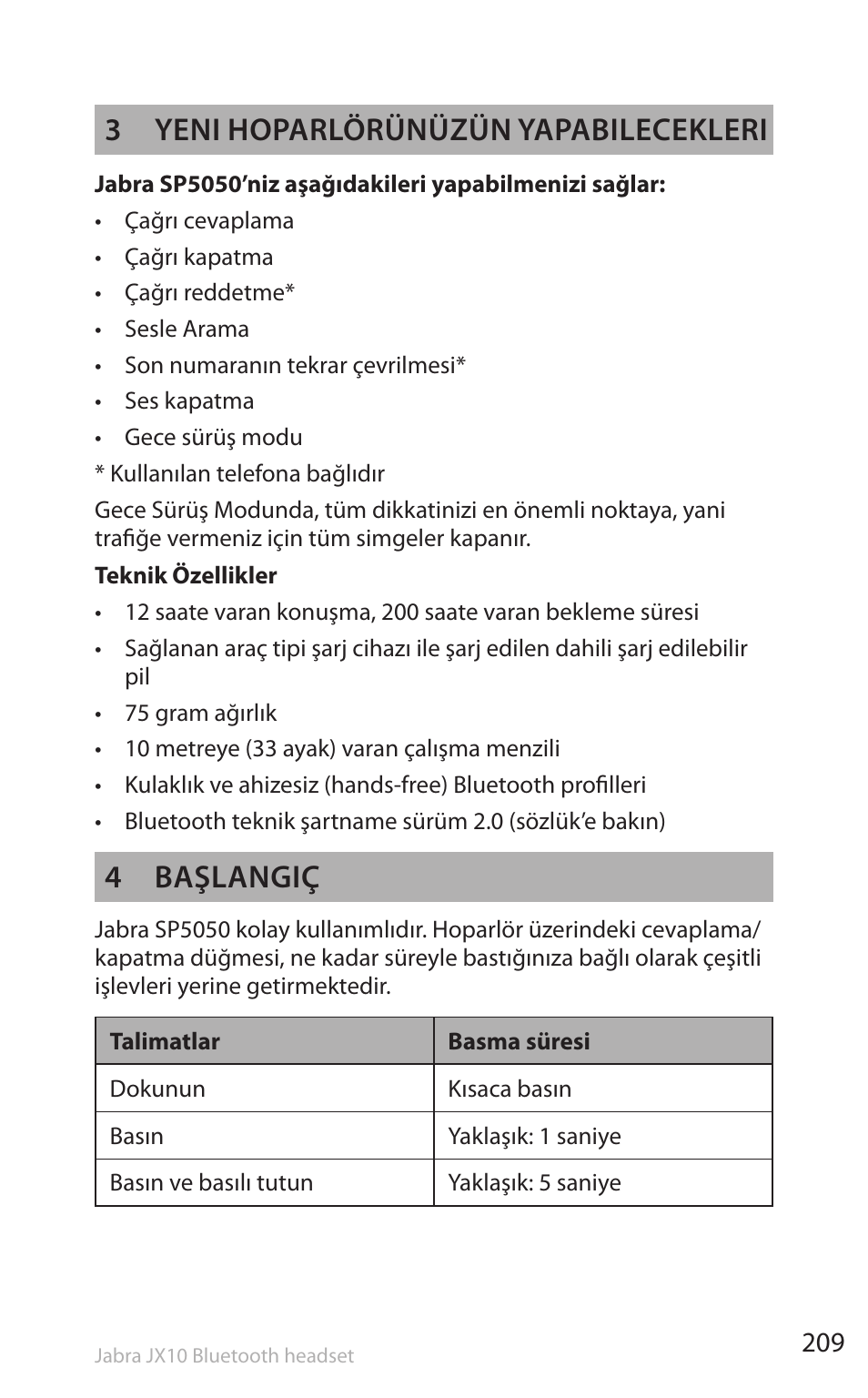 3 yeni hoparlörünüzün yapabilecekleri, 4 başlangiç | Lennox Hearth SP5050 User Manual | Page 211 / 221