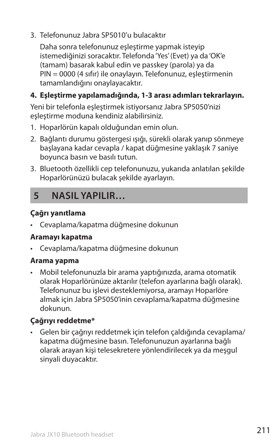 5 nasil yapilir | Lennox Hearth SP5050 User Manual | Page 213 / 221