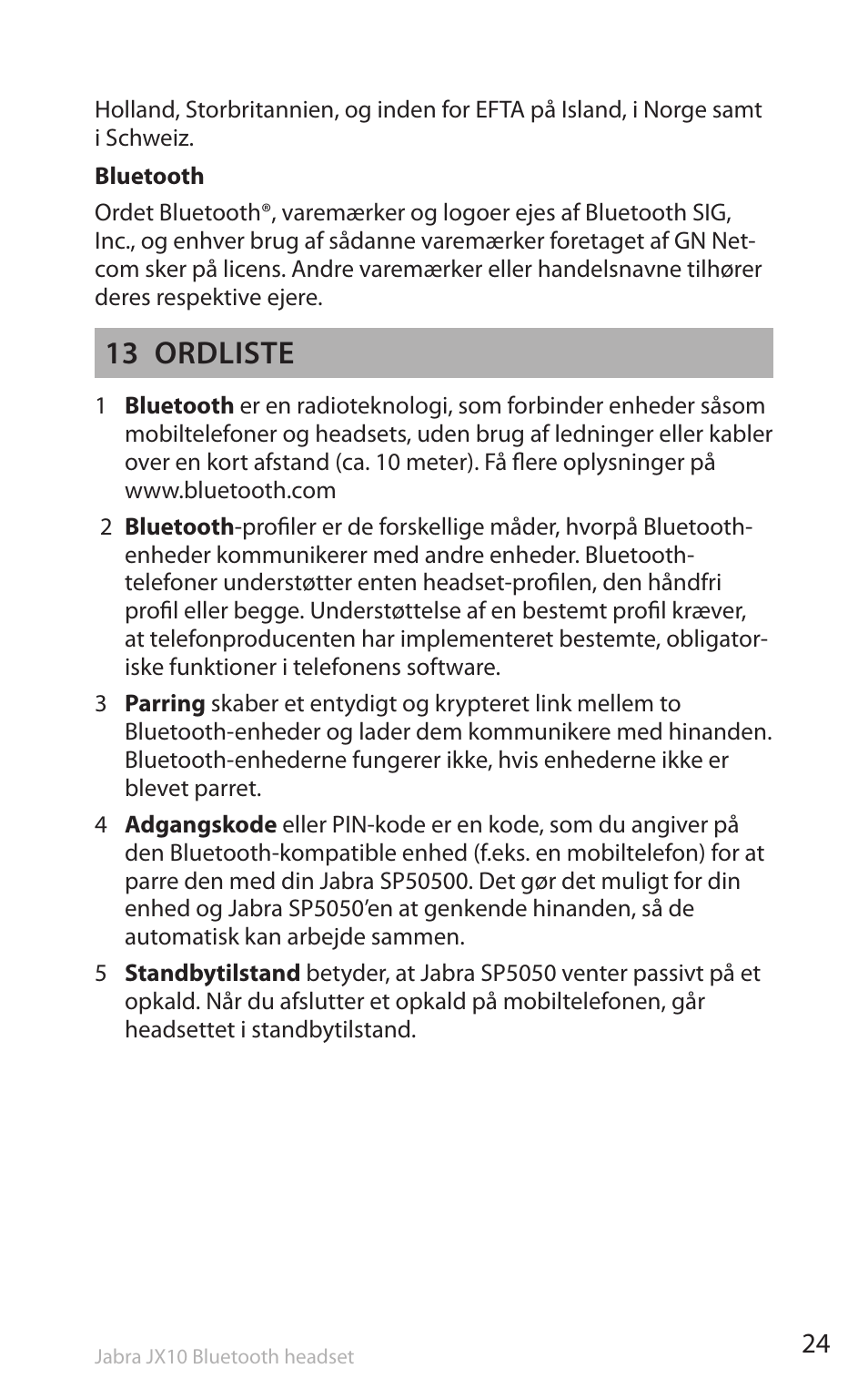 13 ordliste | Lennox Hearth SP5050 User Manual | Page 26 / 221