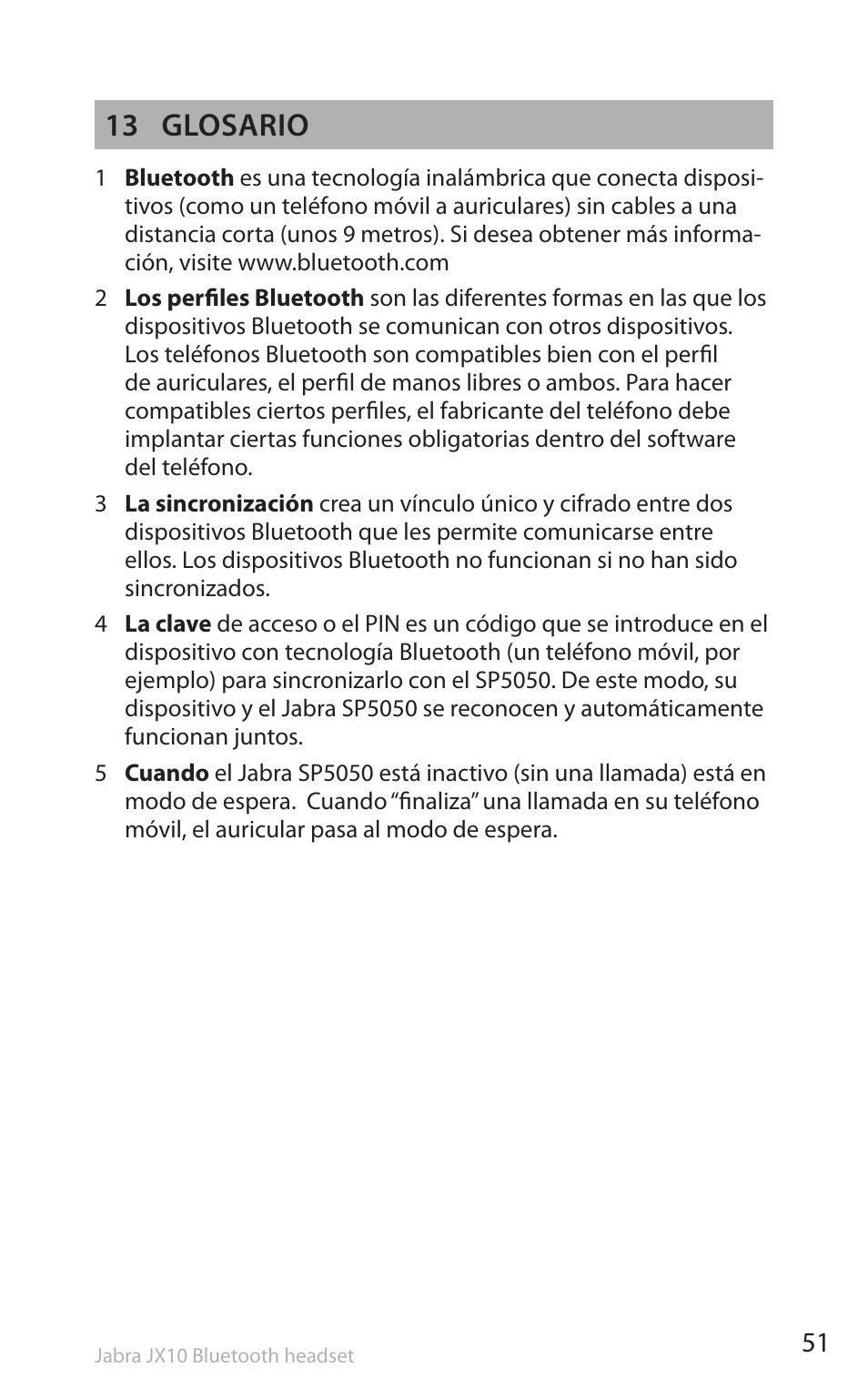 13 glosario | Lennox Hearth SP5050 User Manual | Page 53 / 221