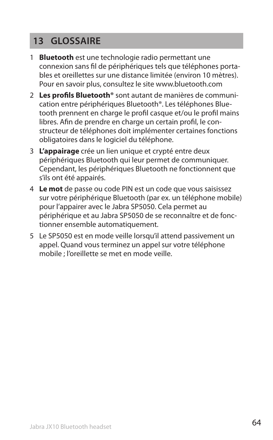 13 glossaire | Lennox Hearth SP5050 User Manual | Page 66 / 221
