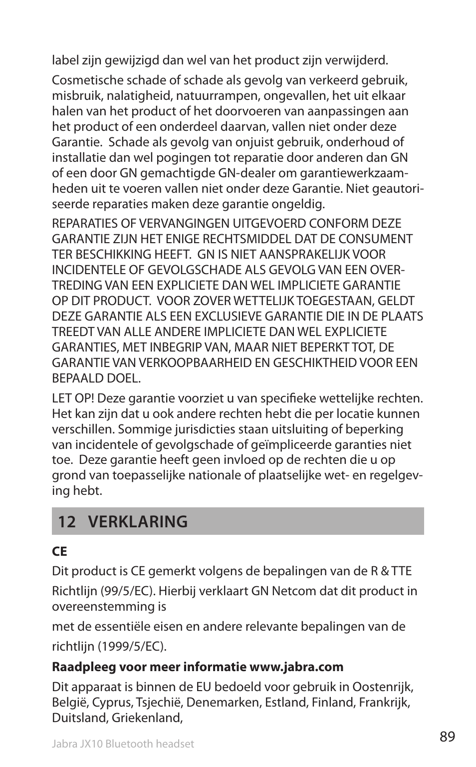 12 verklaring | Lennox Hearth SP5050 User Manual | Page 91 / 221