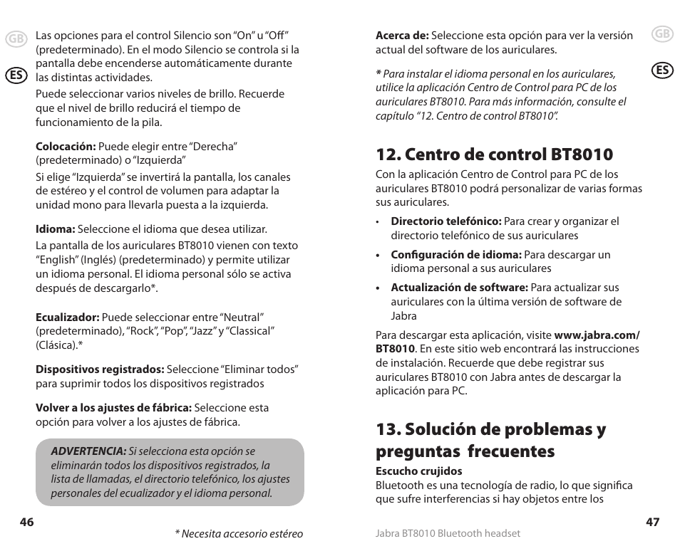 Centro de control bt8010, Solución de problemas y preguntas frecuentes | Lennox Hearth BT8010 User Manual | Page 26 / 31
