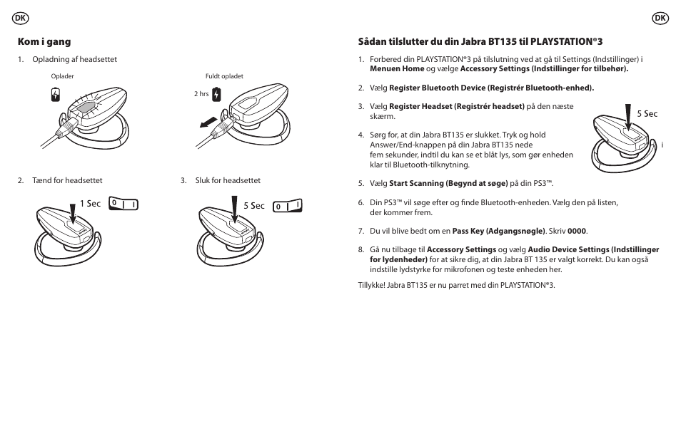 Kom i gang | Lennox Hearth BT135 User Manual | Page 19 / 21