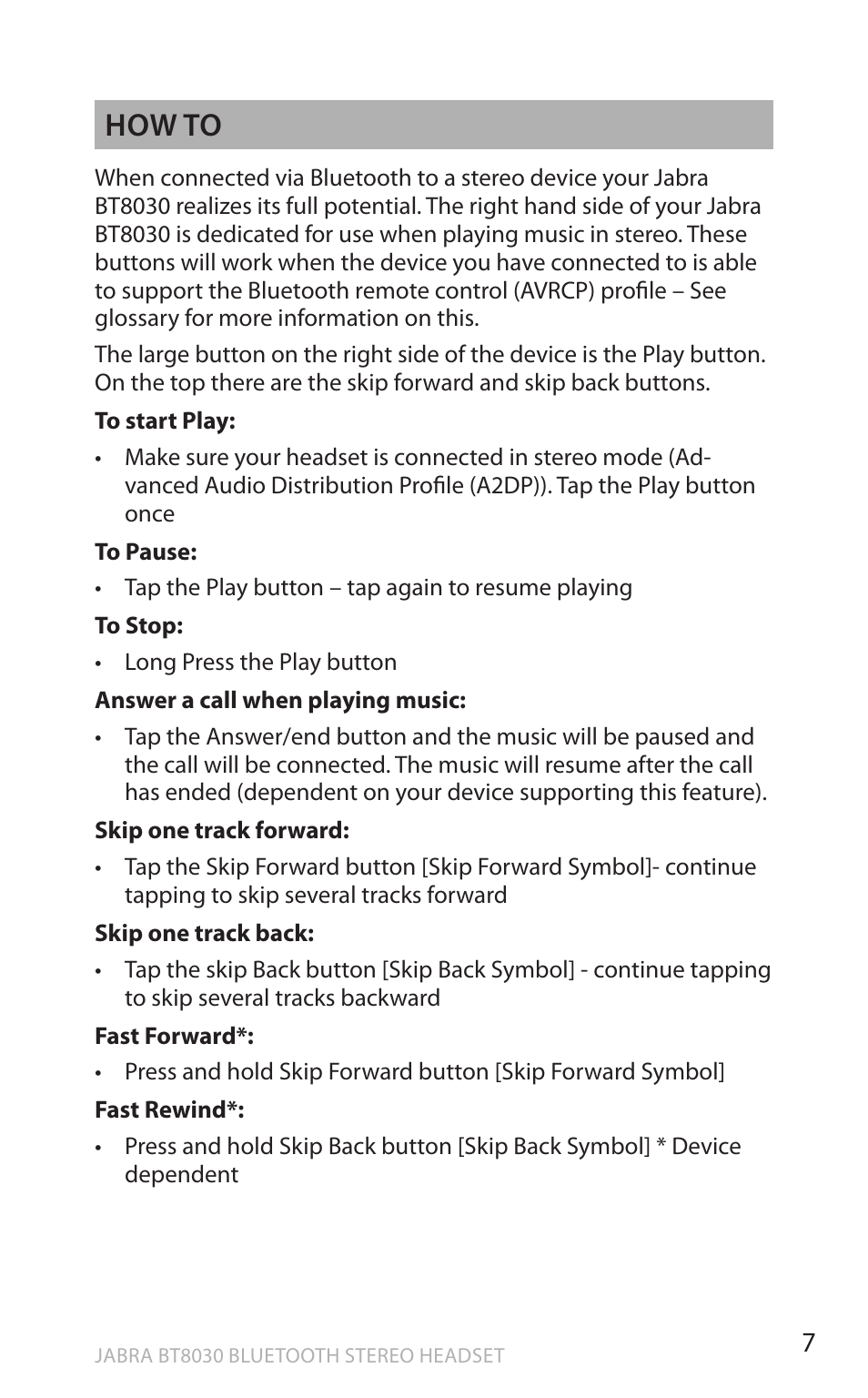 En g li sh, How to | Lennox Hearth BT8030 User Manual | Page 7 / 14