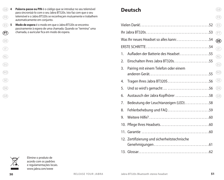 Deutsch | Lennox Hearth BT 320S User Manual | Page 28 / 76