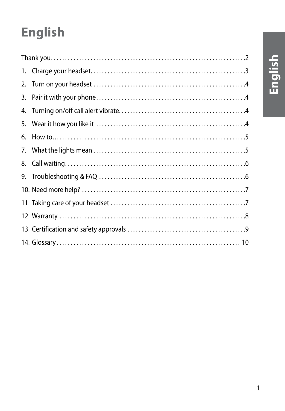 English | Lennox Hearth BT500V User Manual | Page 3 / 38