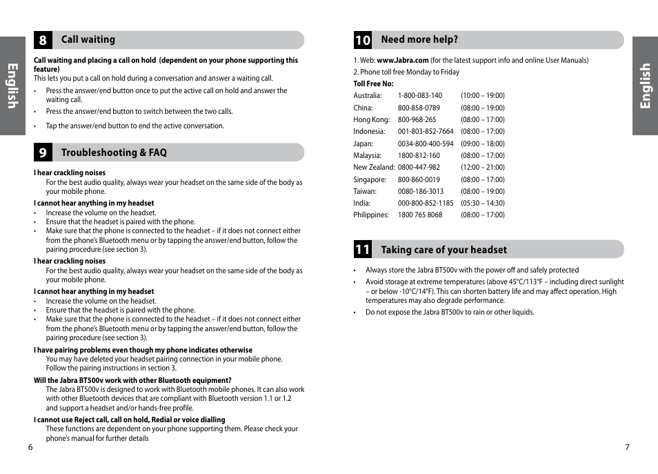 En gli sh, En gl is h 11 10 | Lennox Hearth BT500V User Manual | Page 6 / 38