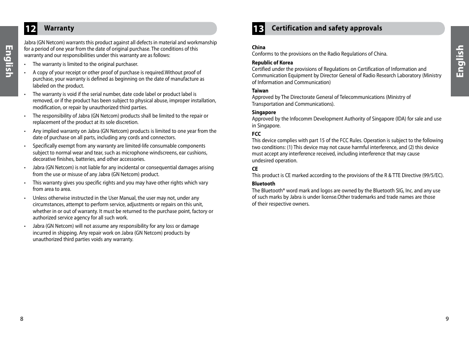 En gli sh, En gl is h 13 | Lennox Hearth BT500V User Manual | Page 7 / 38