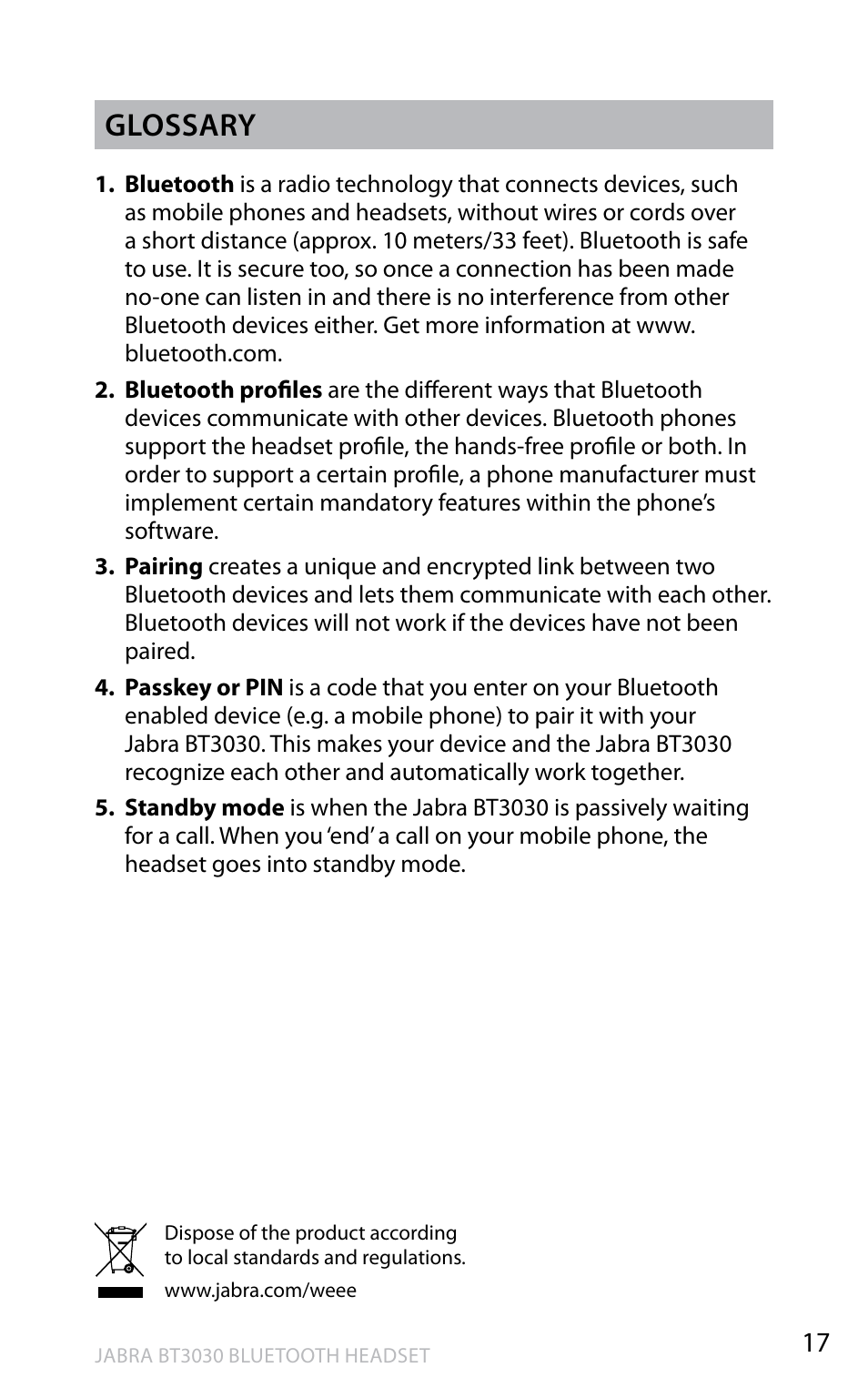 En g li sh, Glossary | Lennox Hearth BT3030 User Manual | Page 18 / 19