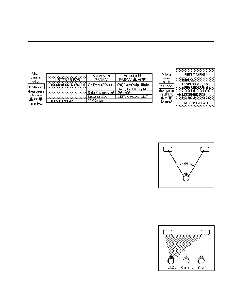 Calibration, Calibrating the listener position | Lexicon CP-3 User Manual | Page 31 / 59
