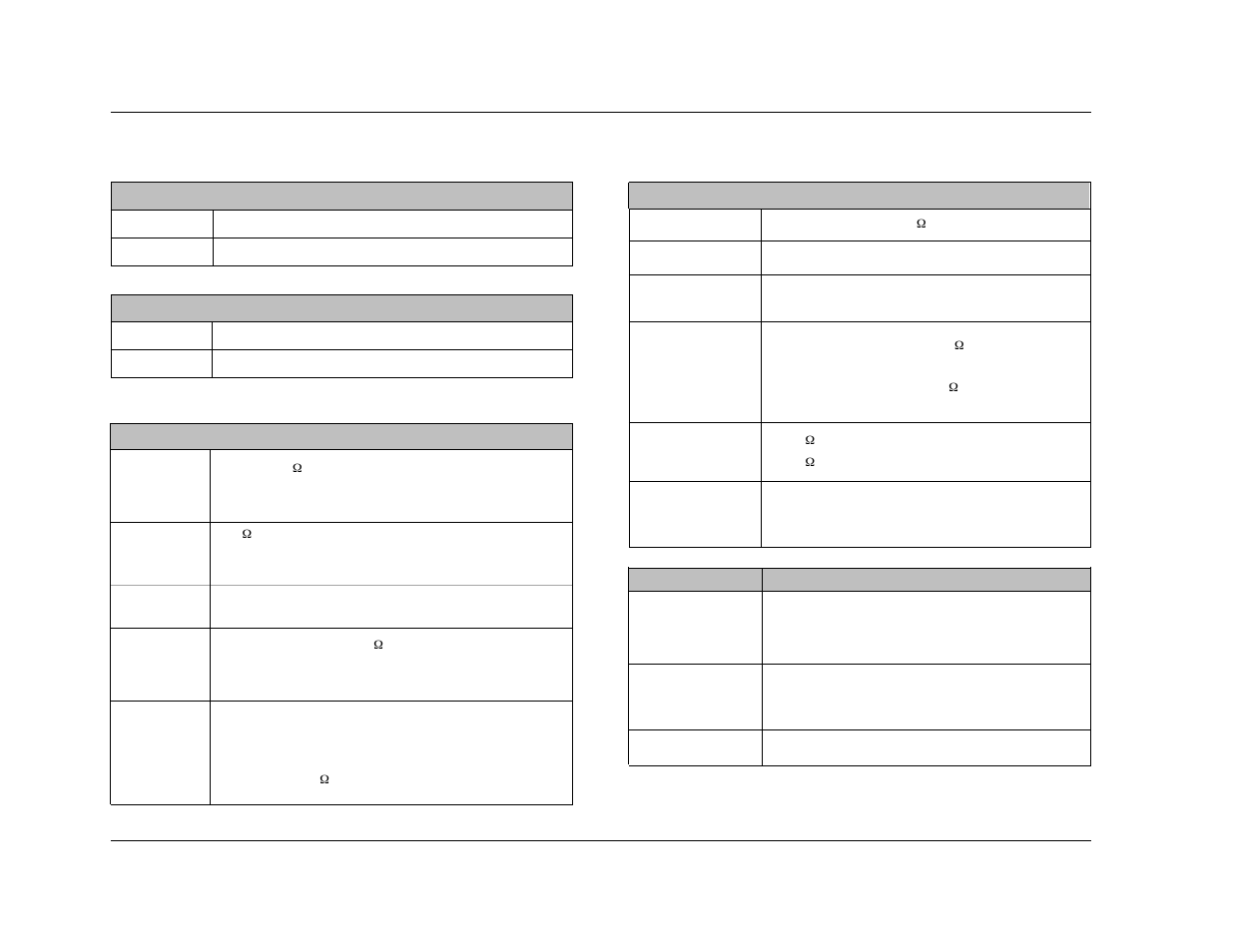 Appendix, Specifications | Lexicon CX User Manual | Page 21 / 25