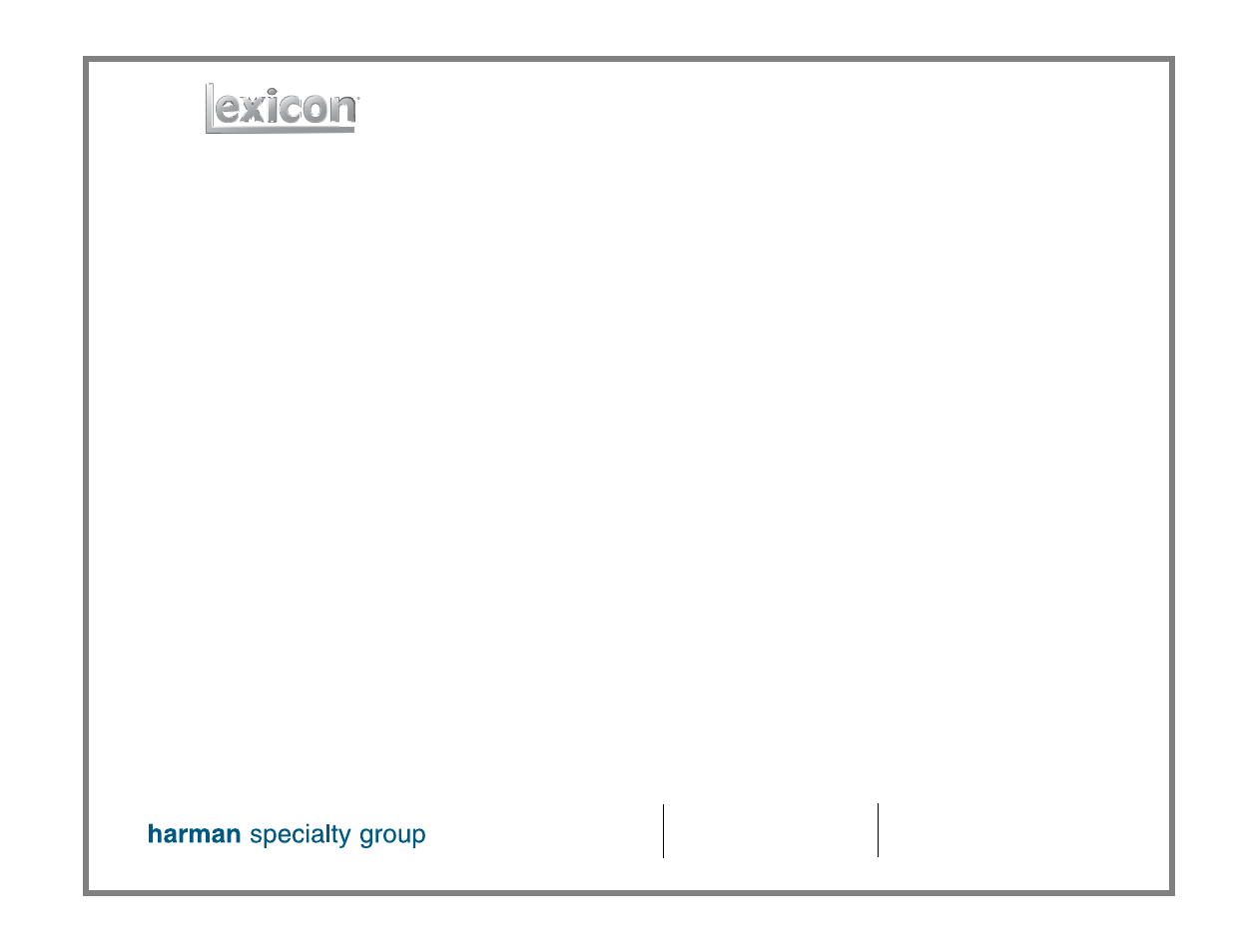 Limited warranty | Lexicon CX User Manual | Page 24 / 25