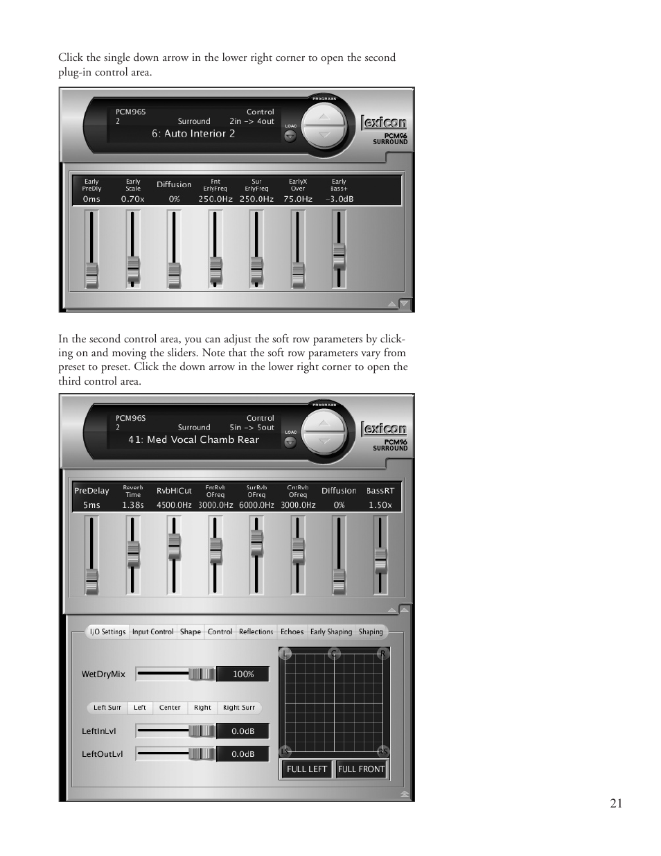 Lexicon PCM96 User Manual | Page 27 / 64