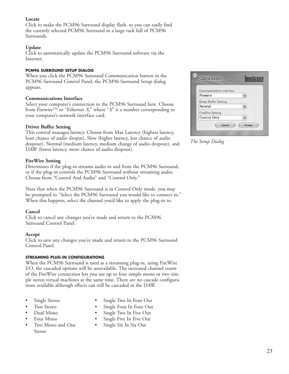 Lexicon PCM96 User Manual | Page 29 / 64