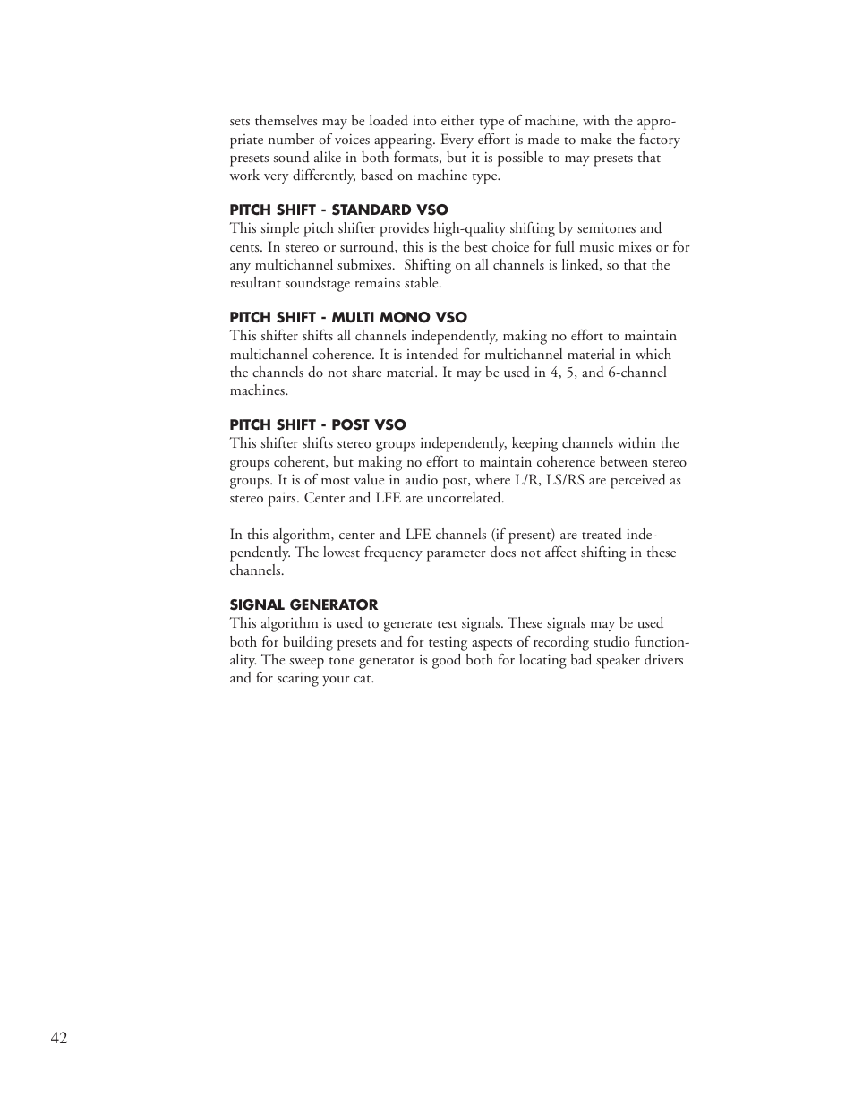 Lexicon PCM96 User Manual | Page 48 / 64