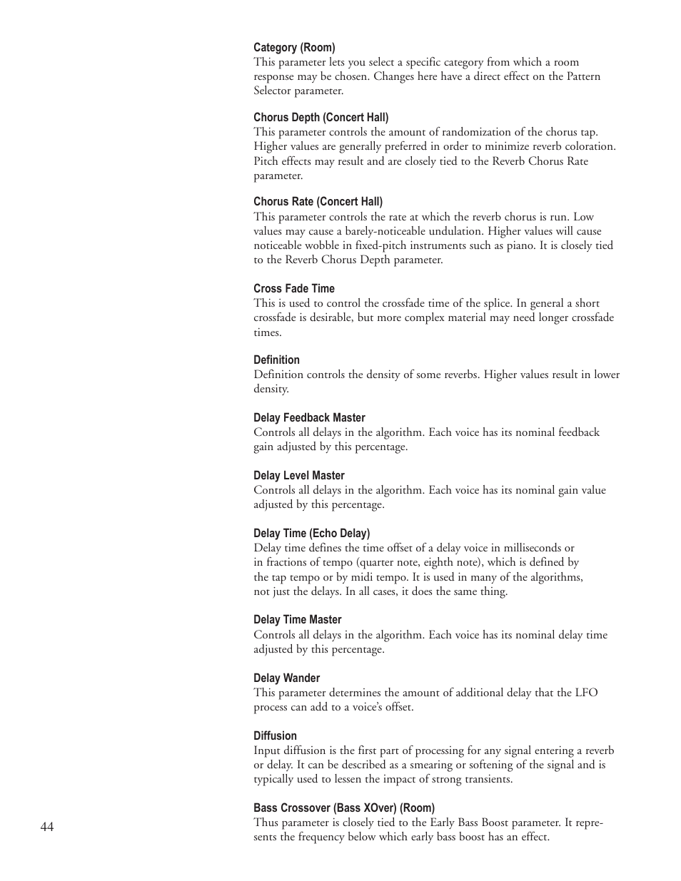 Lexicon PCM96 User Manual | Page 50 / 64