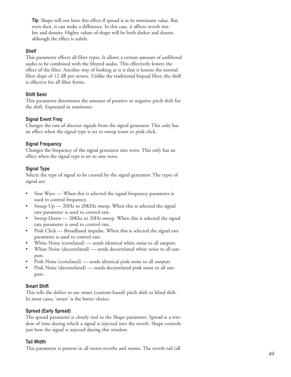 Lexicon PCM96 User Manual | Page 55 / 64