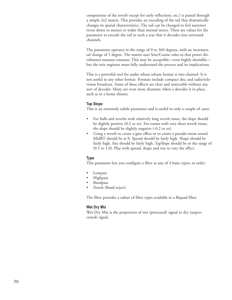 Lexicon PCM96 User Manual | Page 56 / 64