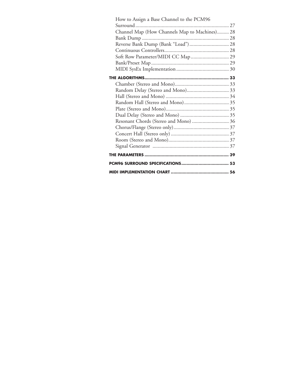 Lexicon PCM96 User Manual | Page 6 / 64