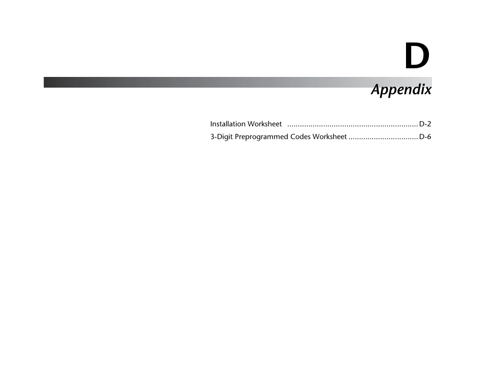 Appendix d | Lexicon RV-5 User Manual | Page 125 / 136