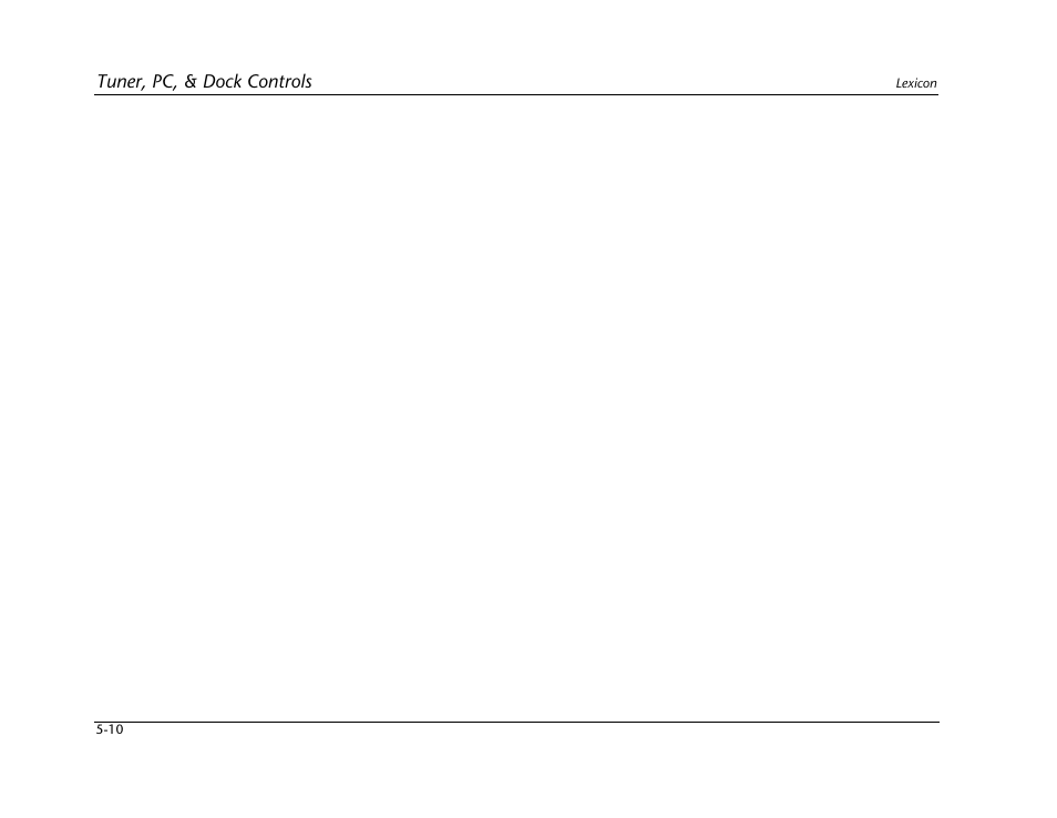 Lexicon RV-5 User Manual | Page 74 / 136