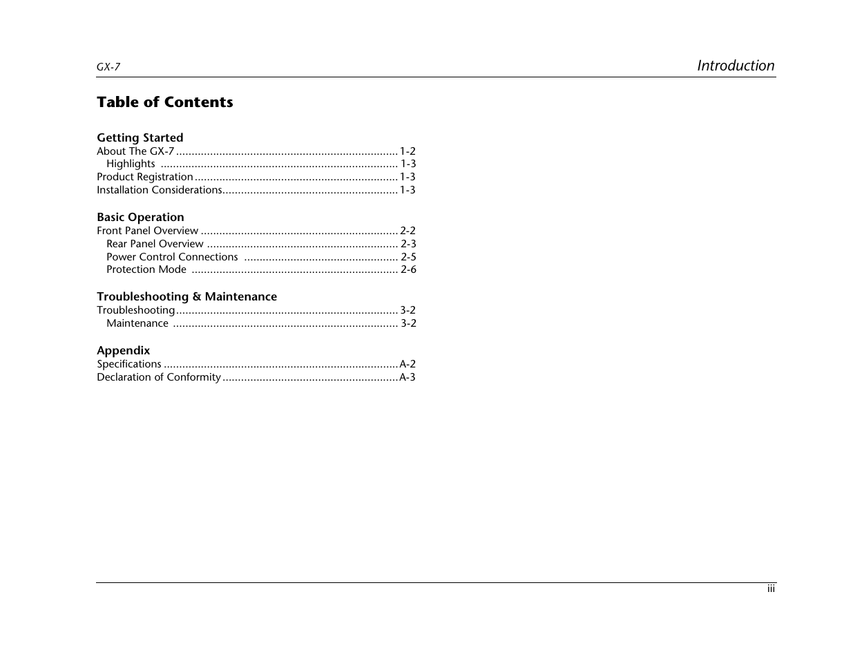 Lexicon Power Amplifer GX-7 User Manual | Page 5 / 24