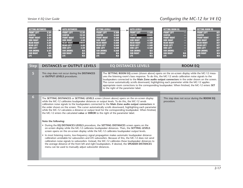 Configuring the mc-12 for v4 eq, 17 version 4 eq user guide | Lexicon Controller Version 4 EQ MC-12 User Manual | Page 31 / 42