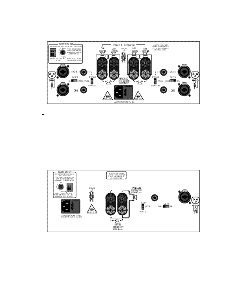 Model 412, Model 501 | Lexicon NT Series Amplifiers 312 User Manual | Page 8 / 14