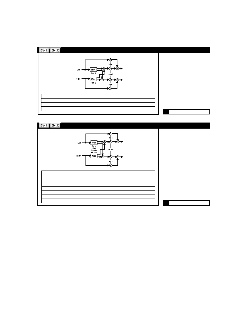 Panner auto pan | Lexicon MPX G2 User Manual | Page 102 / 173