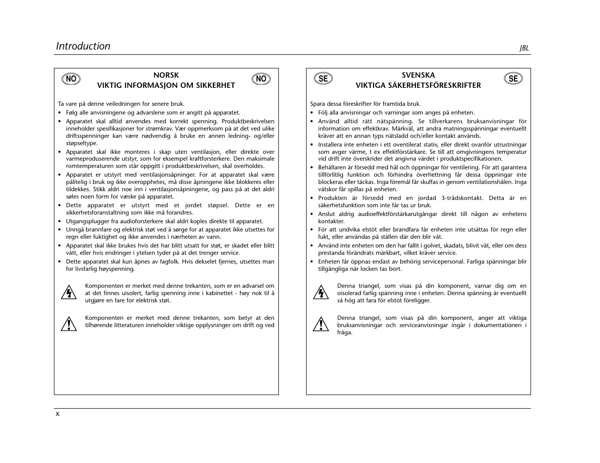 Introduction | Lexicon SDP-40 User Manual | Page 10 / 120