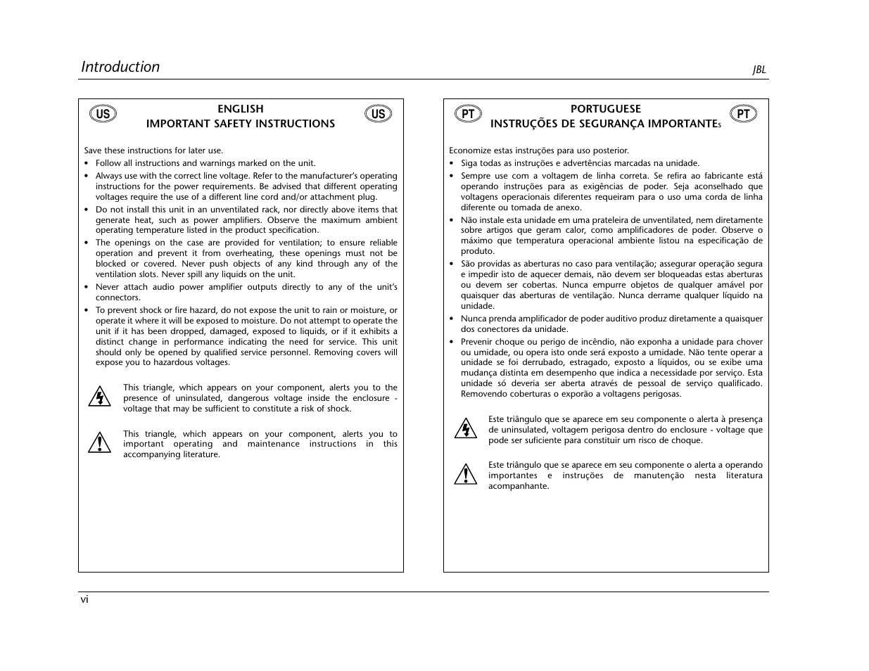 Introduction | Lexicon SDP-40 User Manual | Page 6 / 120