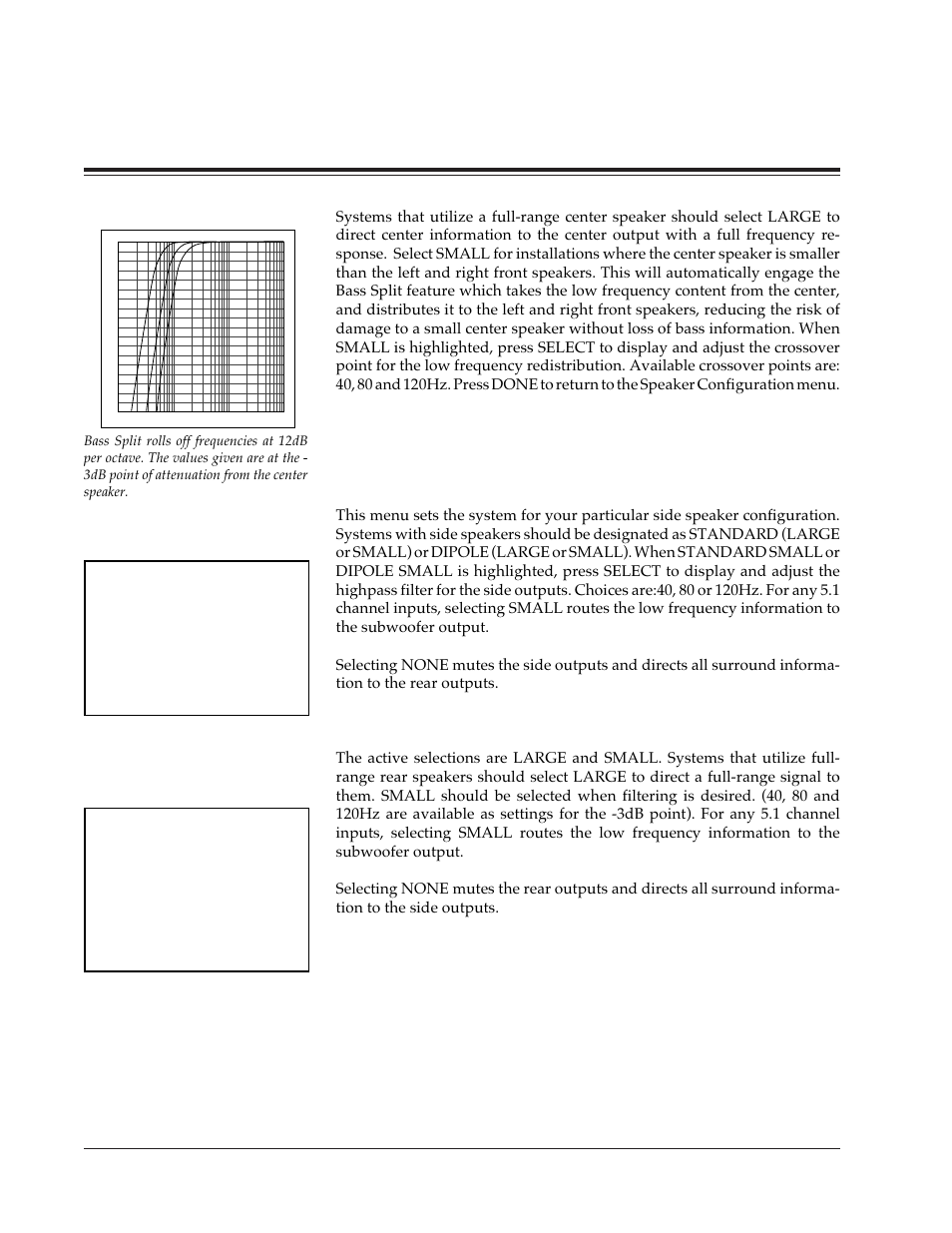 Center, Sides, Rears | System configuration, Sides rears center, Lexicon 24 | Lexicon DC-2 User Manual | Page 32 / 67