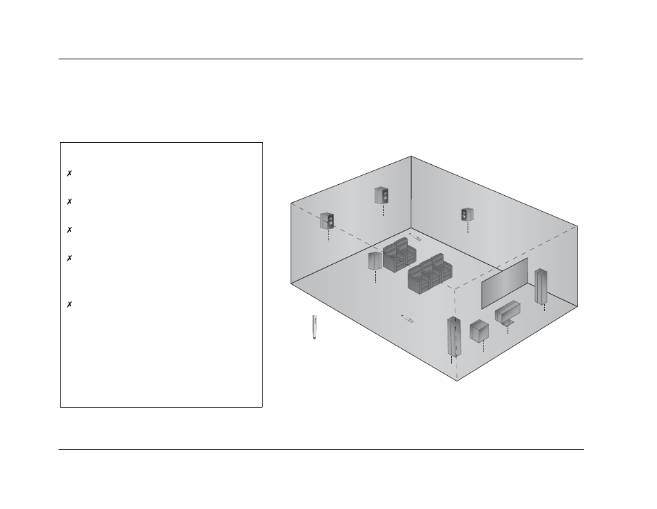 Improper, Setup, During the automatic calibration, do not | Microphone positioning for automatic calibration | Lexicon RV-8 User Manual | Page 94 / 262