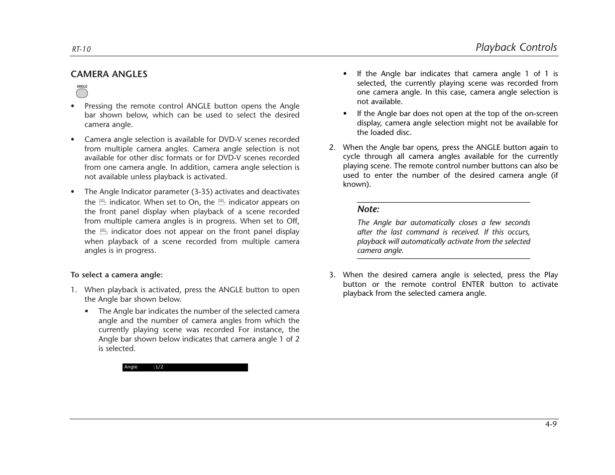 Playback controls | Lexicon RT-10 User Manual | Page 102 / 172